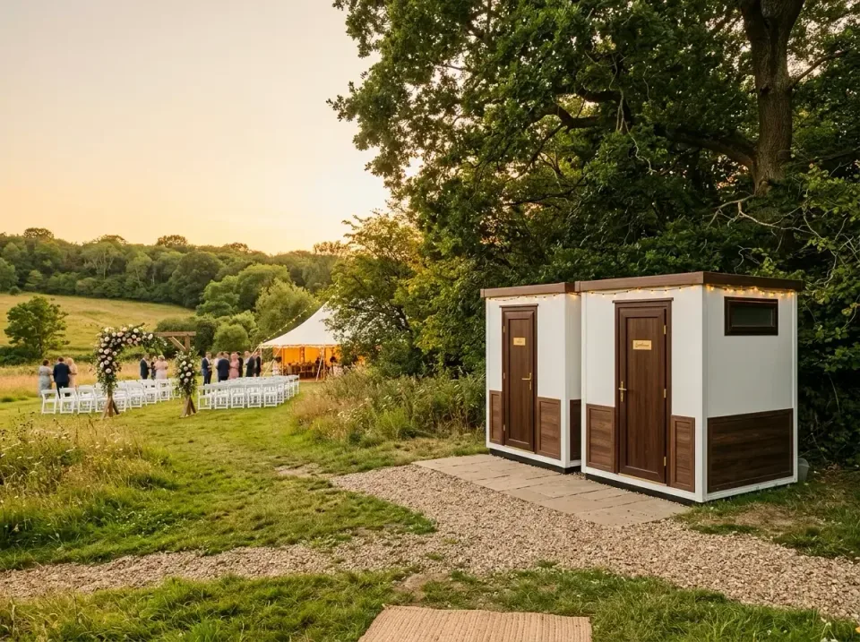 Luxury Portable Restrooms — Outdoor Venue Luxury Portable Restrooms — Outdoor Venue
